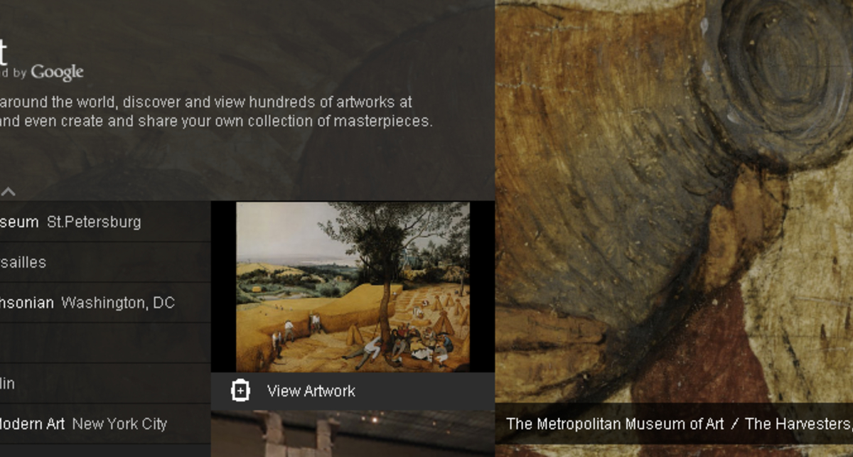 Google запустила виртуальный тур по музеям с новым сервисом Art Project