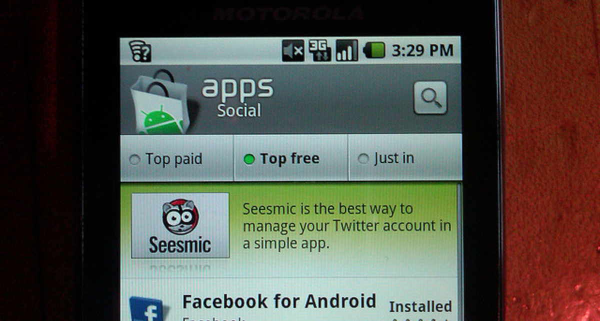 Компания Google обновила Android Market