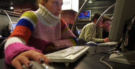 Американцы читают новости онлайн