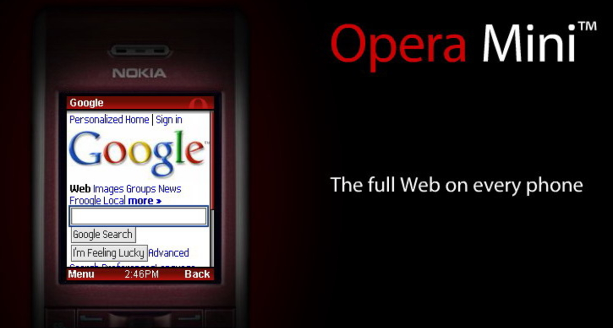 Компания Opera обновила мобильный браузер Opera Mini до v5.1