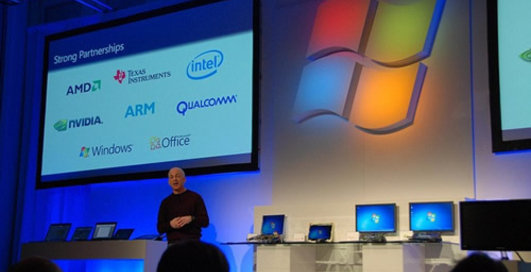 Microsoft провела первую демонстрацию Windows 8 (фото)