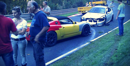 ТОП-5 аварий Нюрбургринга (видео)