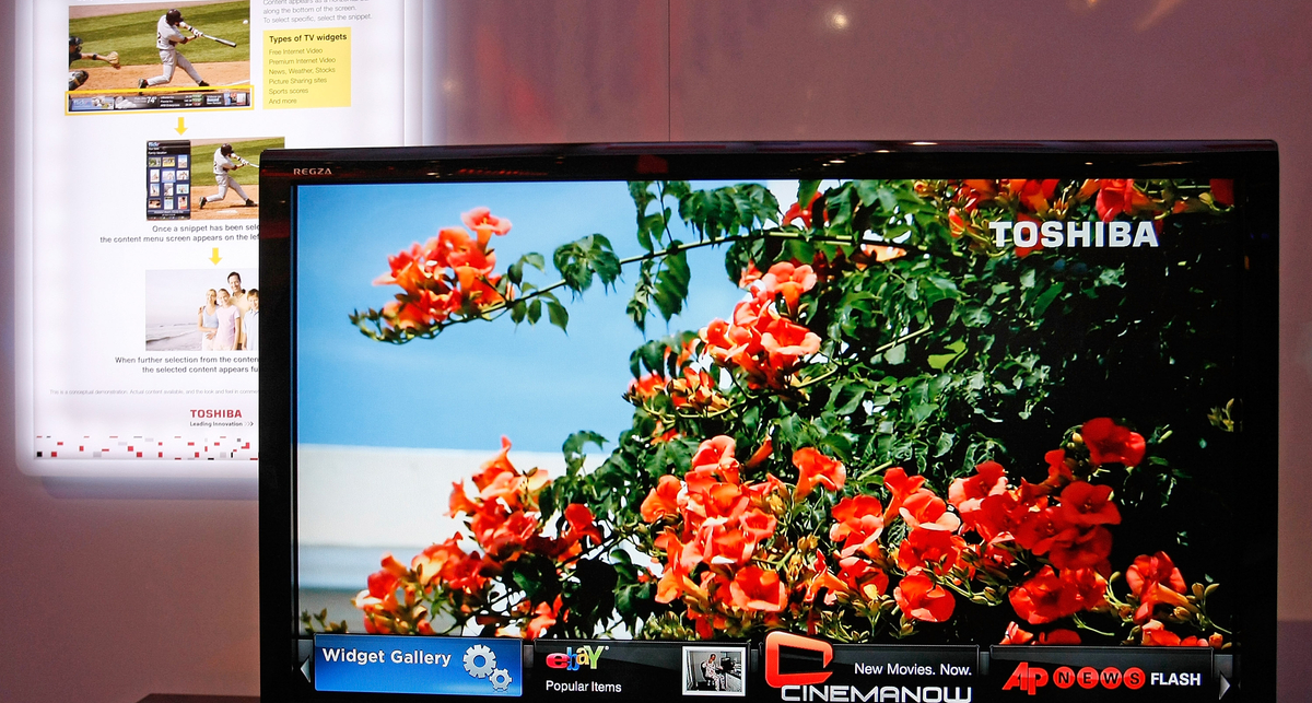 Toshiba выпустит 3D-телевизоры без стереоочков