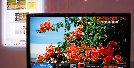 Toshiba выпустит 3D-телевизоры без стереоочков