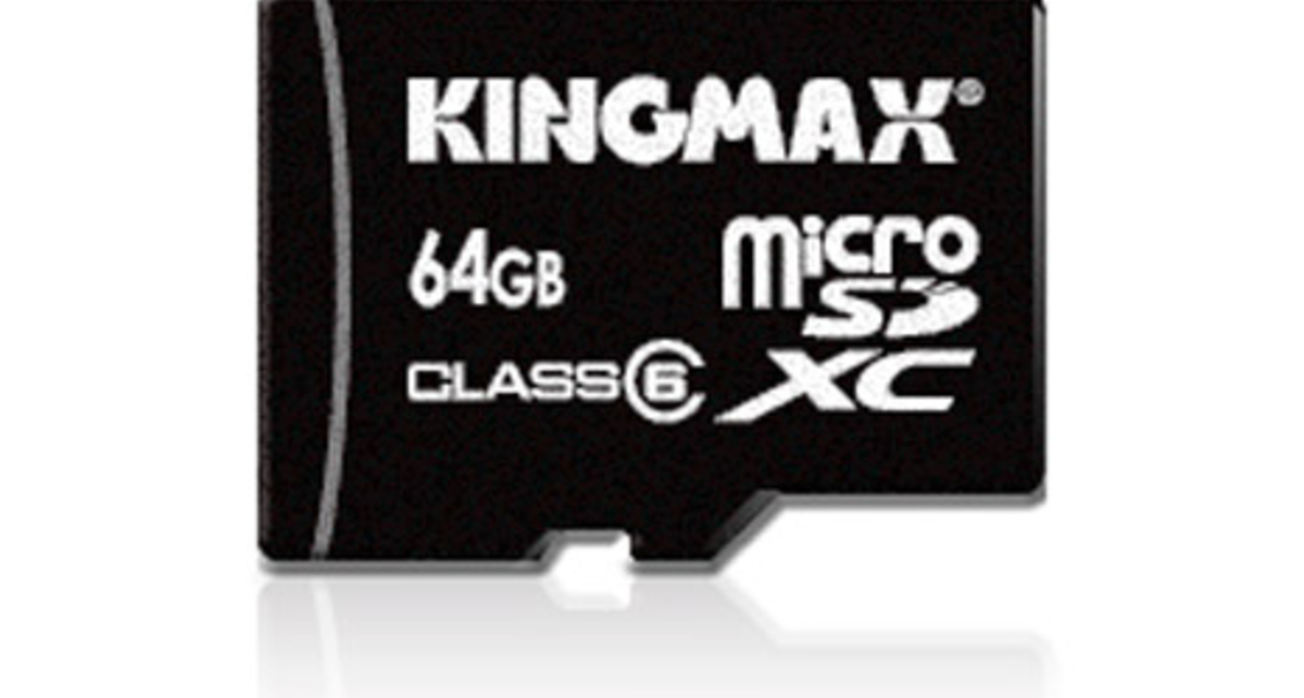 Kingmax выпустил карту памяти объёмом 64 Гб