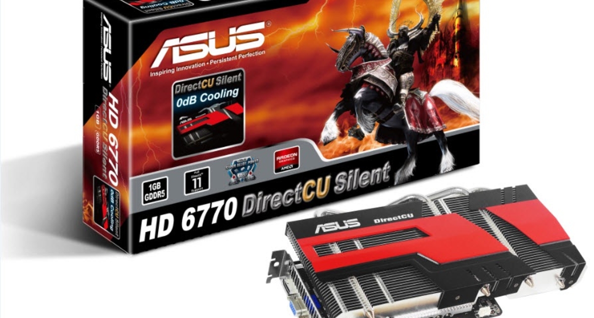 ASUS HD 6770 DirectCU Silent: тихая мощь
