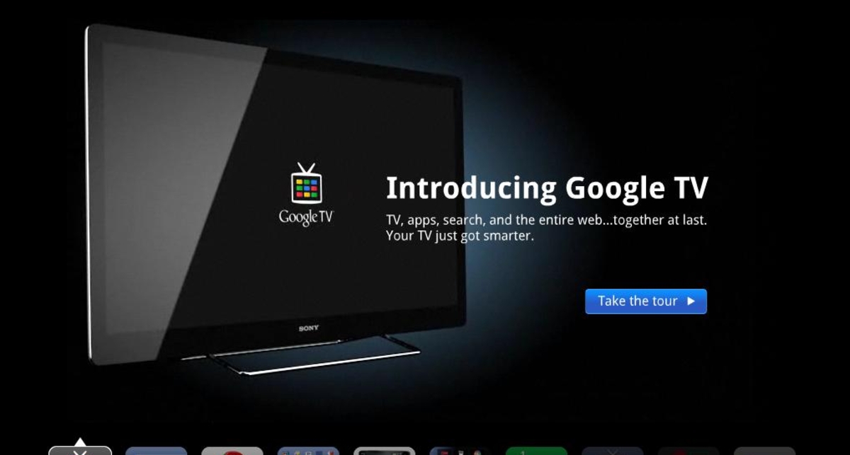 Новая версия Google TV получила поддержку Android Market