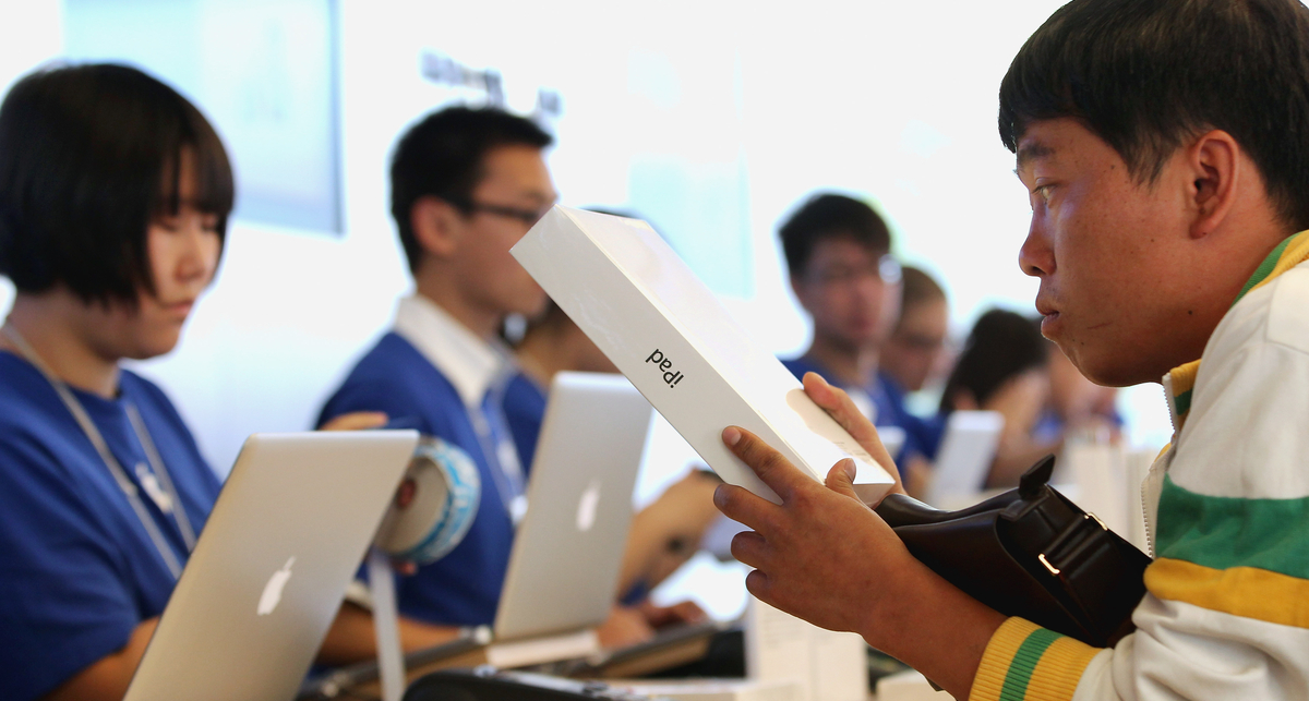 Китай продолжает подделывать магазины Apple