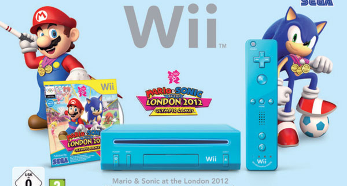 Wii перекрасили в голубой цвет