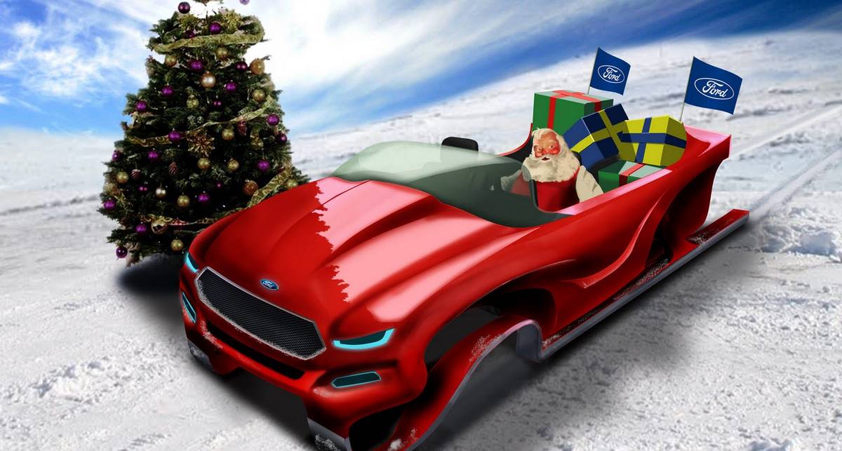 Дизайнеры Ford создали авто для Санта-Клауса