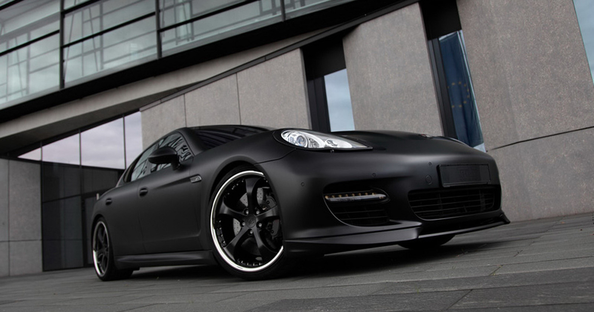 Porsche panamera черная