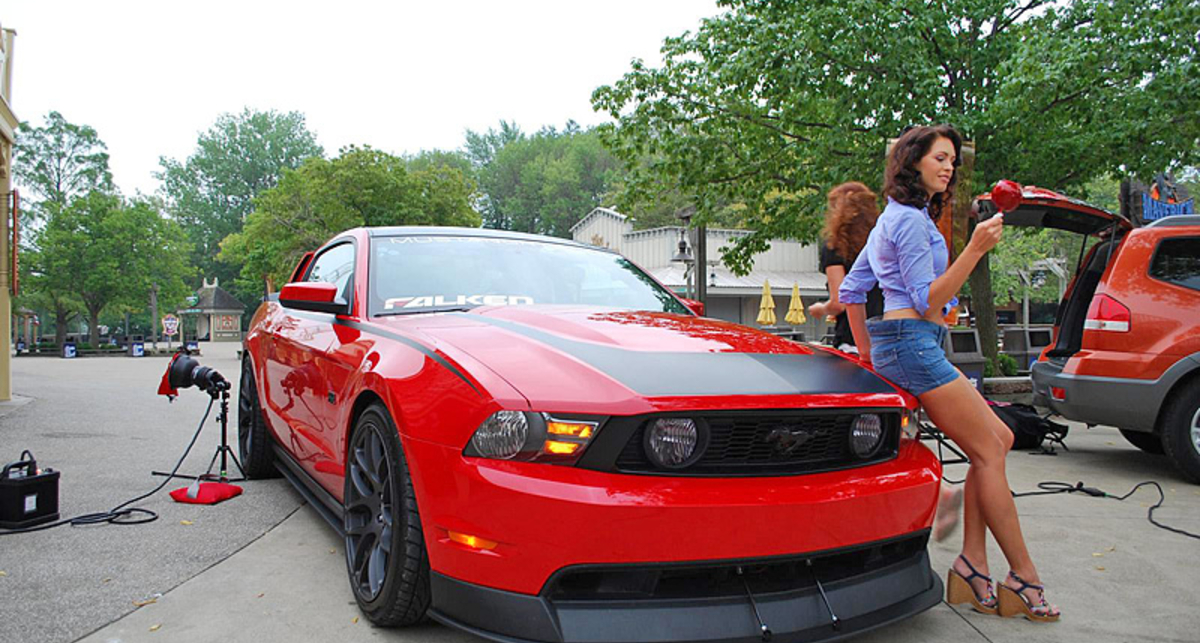 Съемки календаря Miss Tuning Calendar 2011