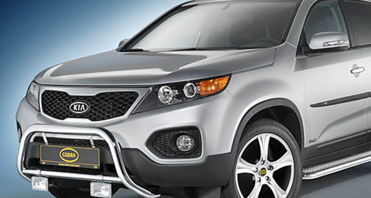 Kia Sorento оснастили дополнительной защитой кузова