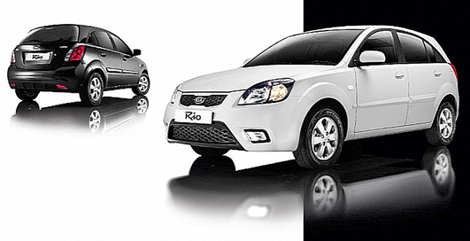 Из автомобилей Kia сделали домино