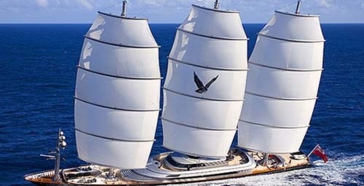 Парусник Maltese Falcon продается за $100 млн