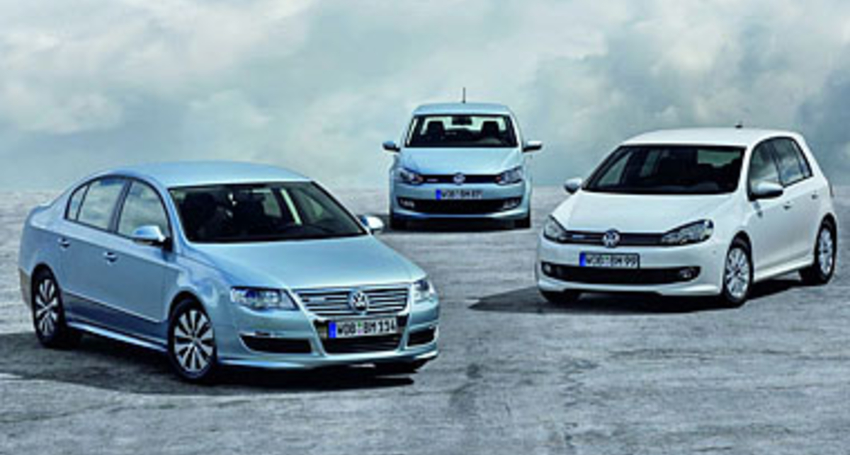 Во Франкфурте Volkswagen представит экономичные версии Golf, Polo и Passat