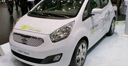 Kia отметилась электрокаром