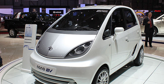 Tata Nano станет электрокаром