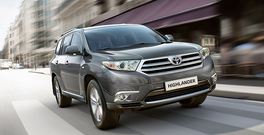 В Москве показали Toyota Highlander (фото)