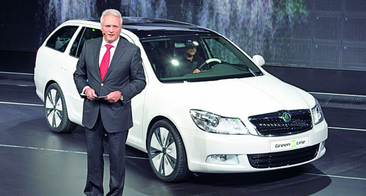 Skoda продемонстрировала свой первый электромобиль (фото)