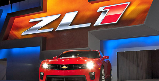 На мотор-шоу в Чикаго показали заряженный Camaro ZL1