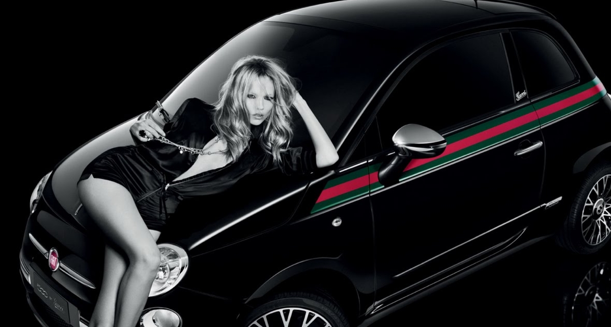 Смотрите, как российская модель рекламирует Fiat 500 by Gucci (фото)