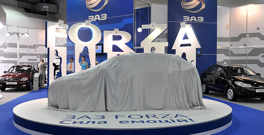 Новый ЗАЗ Forza дебютировал на SIA 2011 (фото, видео)