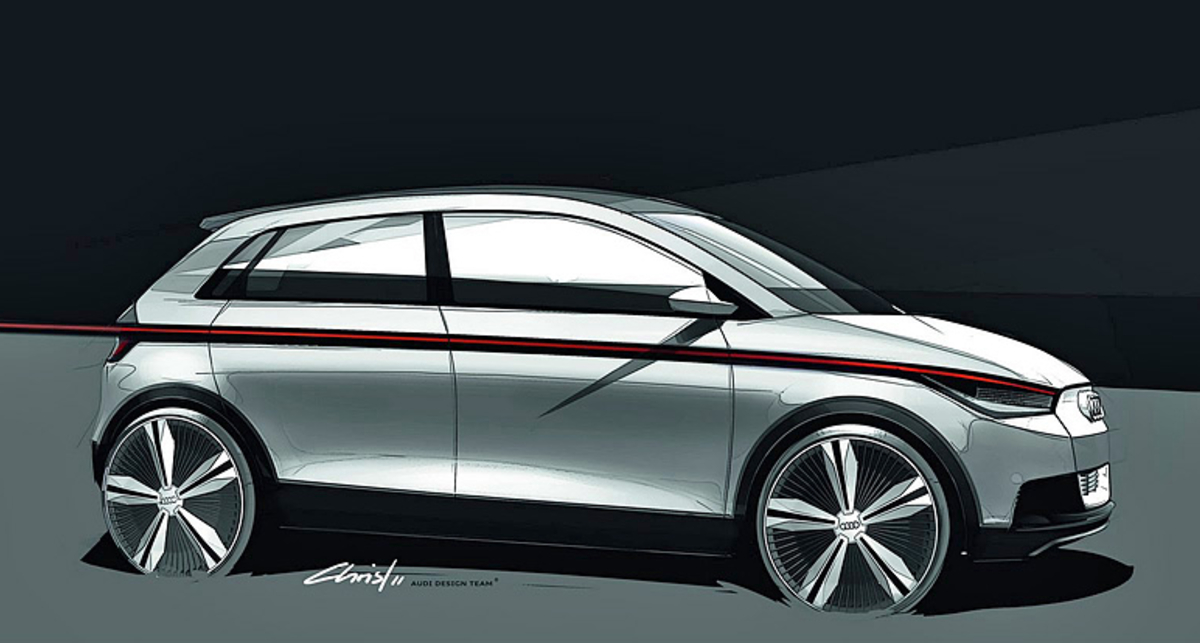 Audi едет покорять Франкфурт с электрокаром А2 (фото)