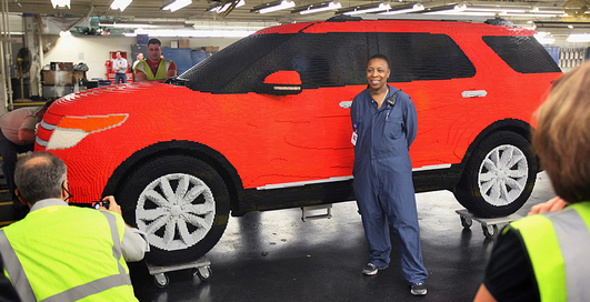 Внедорожник Ford собрали из конструктора Lego  (фото, видео)