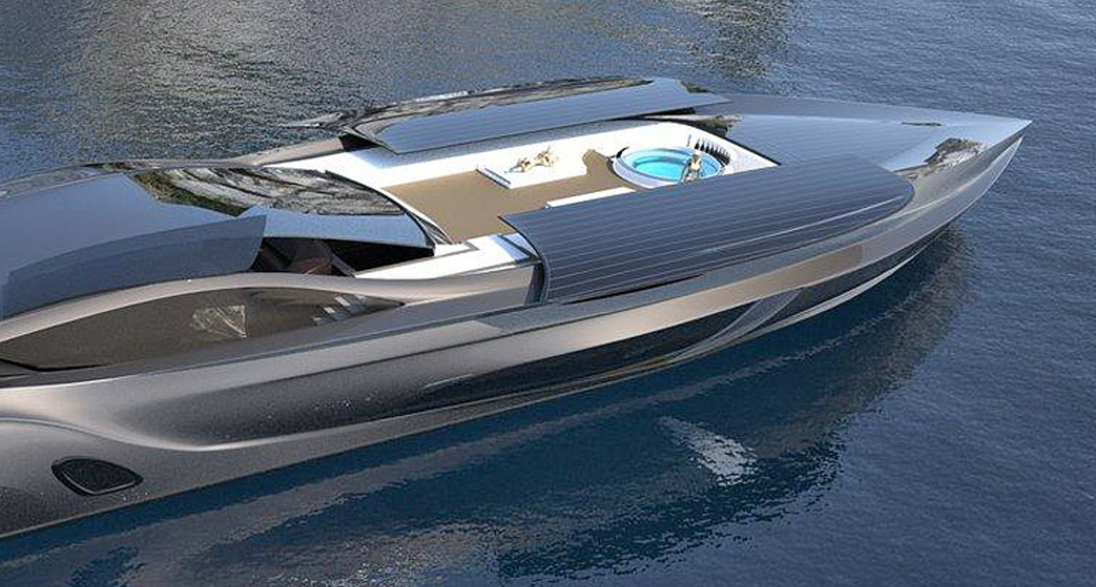 Суперяхту предлагают в комплекте с суперкаром (фото)