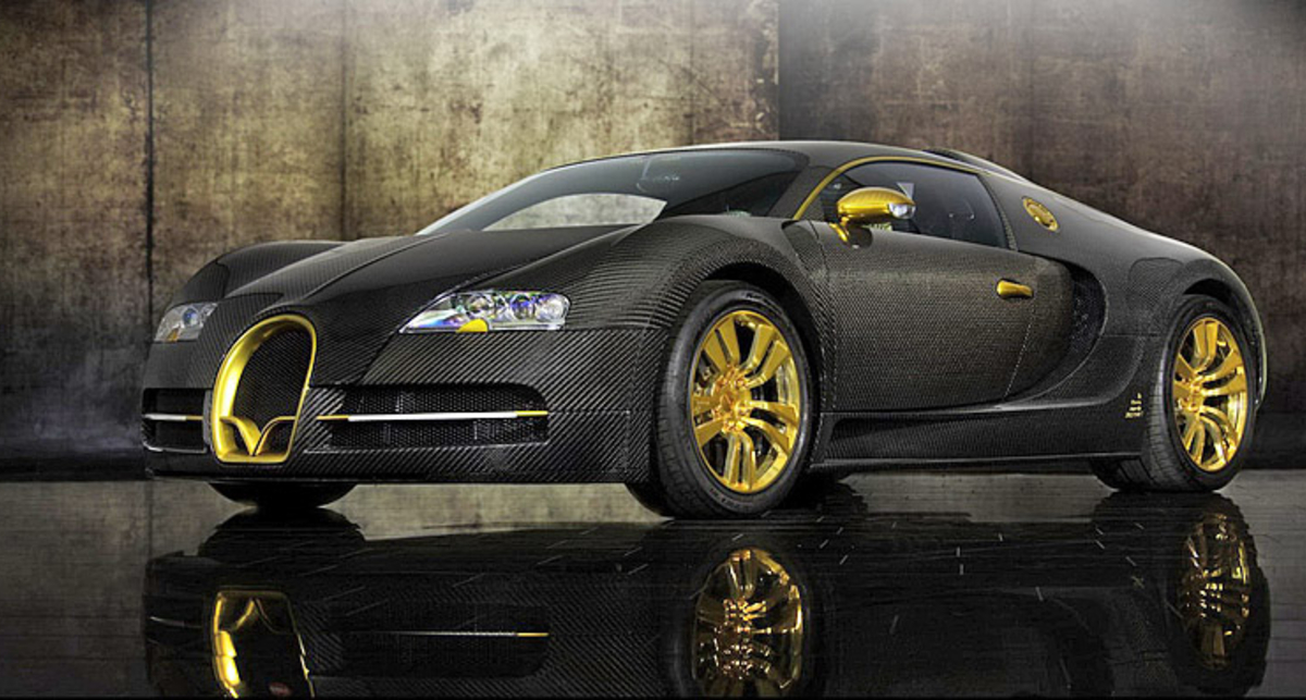 Тюнинг ателье представило позолоченный Bugatti