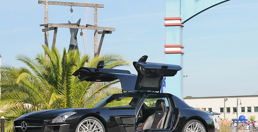 Brabus разобралось с суперкаром Mercedes-Benz SLS AMG (фото, видео)