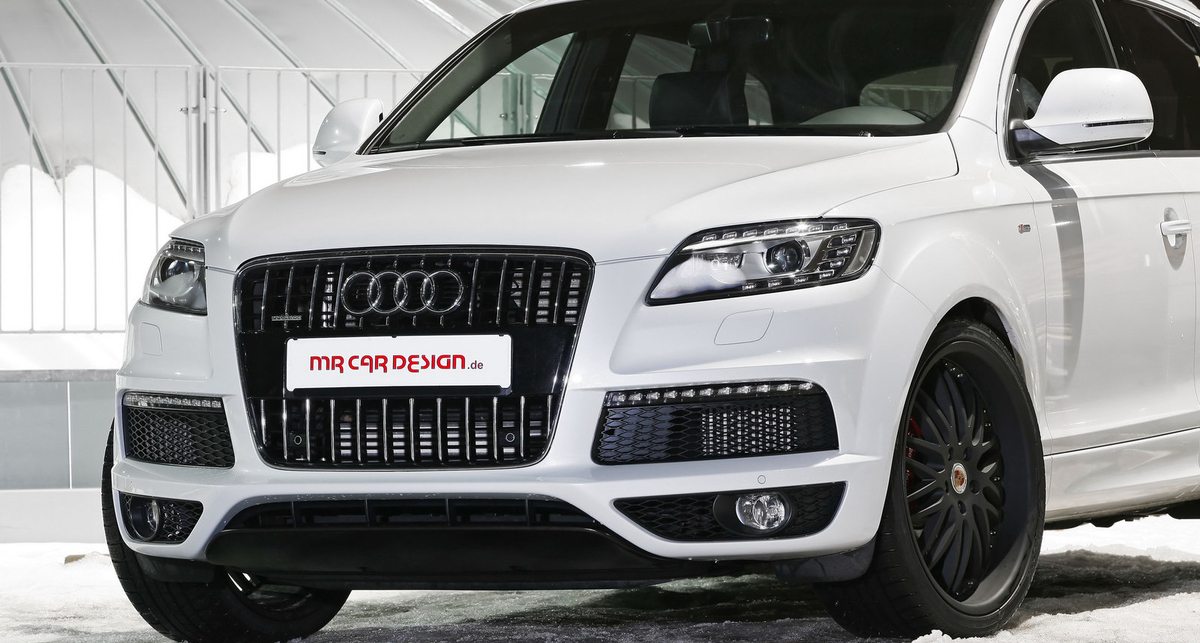 С большого внедорожника Audi сняли скоростной 