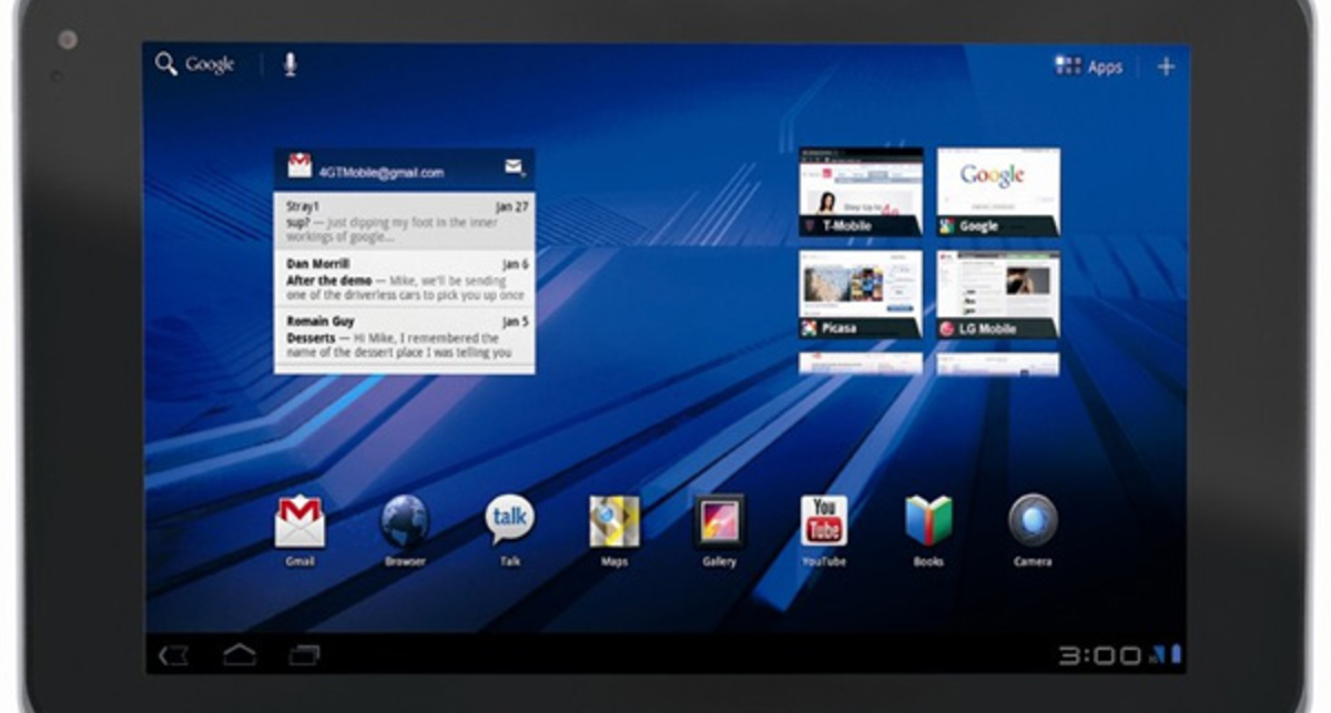 Планшет с 3D видео от LG выходит 20 апреля