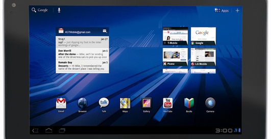 Планшет с 3D видео от LG выходит 20 апреля