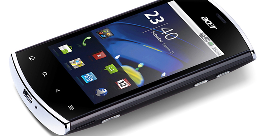 ACER представила новый компактный смартфон Acer Liquid Mini