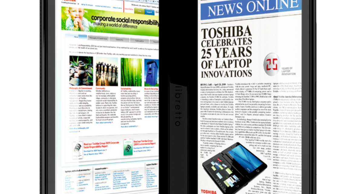 Toshiba представила новые ноутбуки