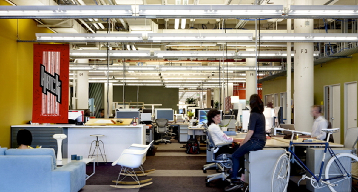 Смотрите, как выглядит новый офис Facebook