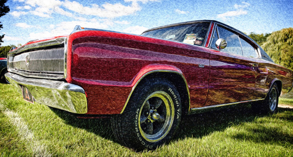 Современный взгляд на ретро-автомобили (фото)