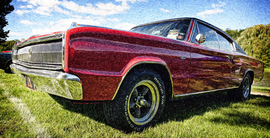 Современный взгляд на ретро-автомобили (фото)