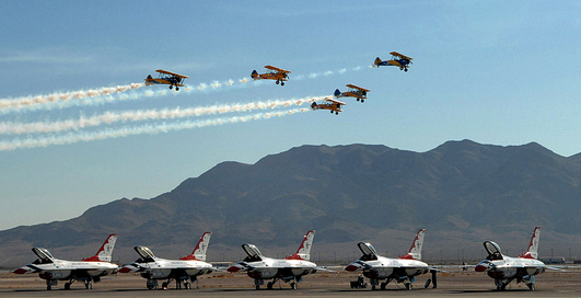 Высший пилотаж на реактивных самолетах