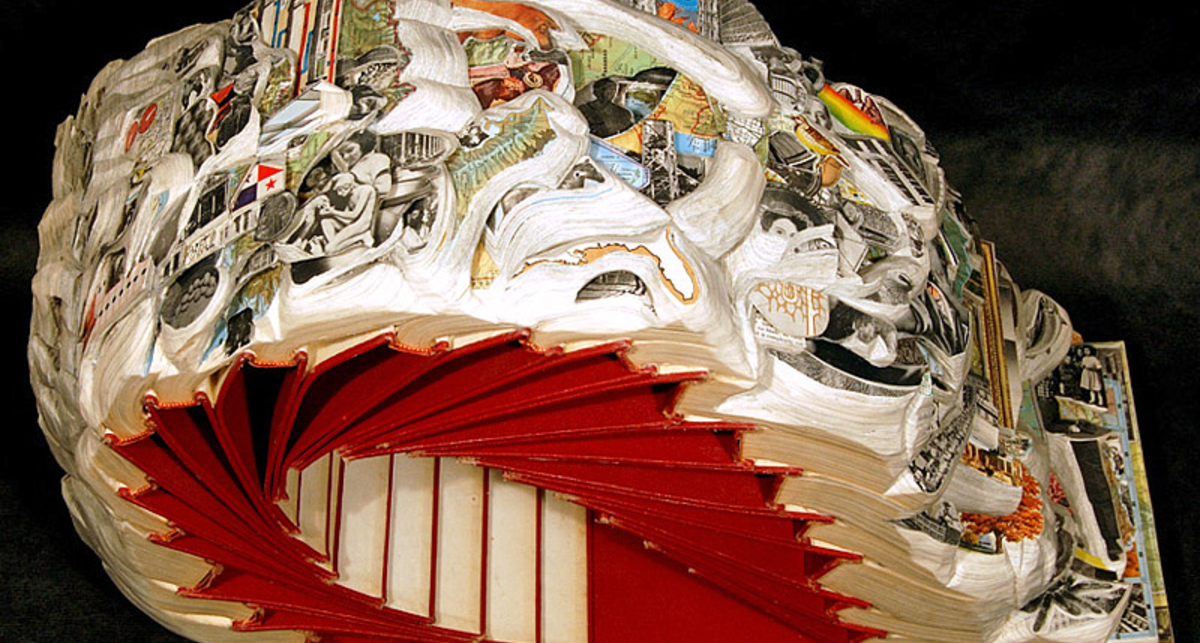 Как из старой книги сделать произведение искусства