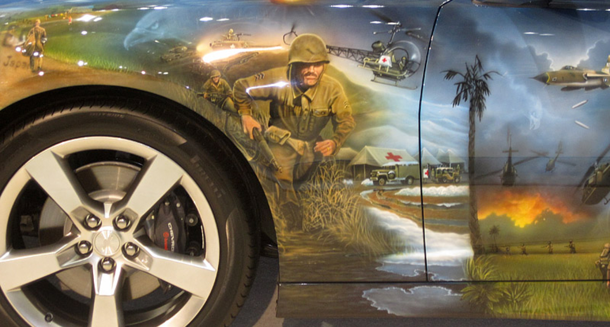 В Бостоне представили шедевр аэрографии (фото)