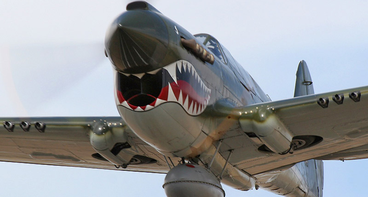 Літаки з оскалом акули: ефектно лякаємо супротивника