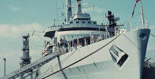 Как умирают корабли: демонтаж британского военного судна