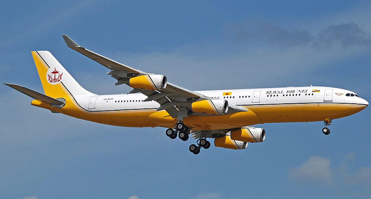 Самолеты президентов: летающий дворец султана Брунея (фото)