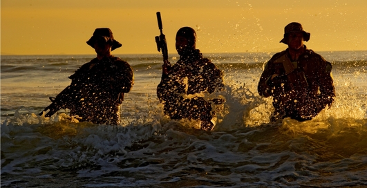 Смотри, как тренируются американские вояки (фото)