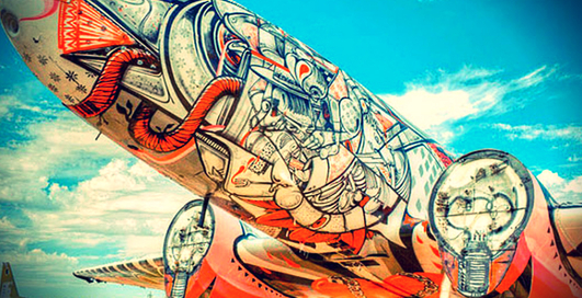 Boneyard Project: граффити на старых самолетах (фото)