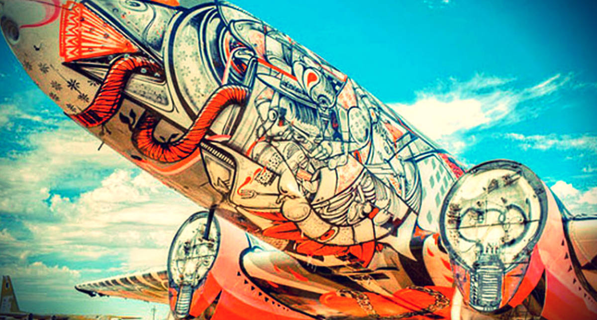 Boneyard Project: граффити на старых самолетах (фото)