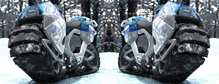 Танк, а не чоппер: зачем придумали байки на траках